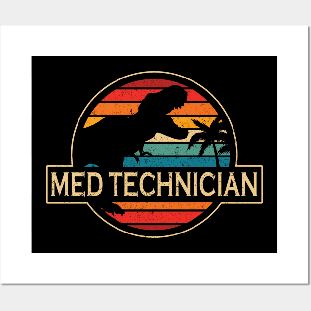 Med Technician Dinosaur Wall Art by SusanFields